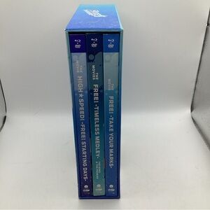 Free! - Limited Edition Movie Collection (3-Blu-ray/4-DVD, 2018) *read